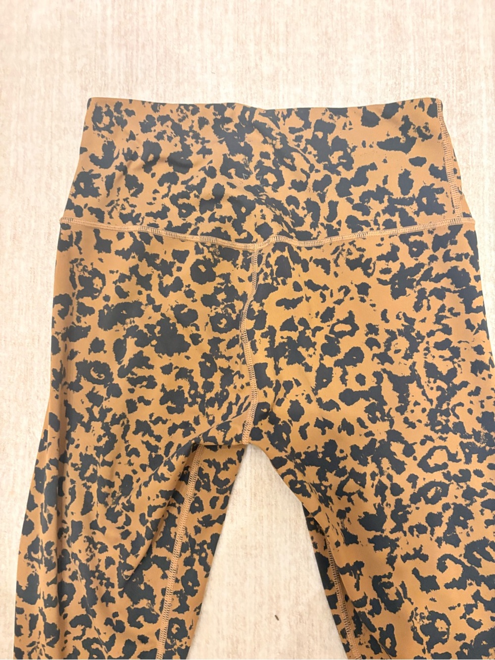 VARLEY High Rise Leggings Size Medium Animal Print Athleisure - Picture 8 of 10